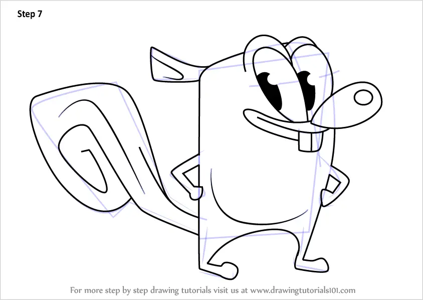 Learn How To Draw Leon From Squirrel Boy (squirrel Boy) Step By Step 