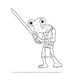 How to Draw Byph from Star Wars - The Clone Wars