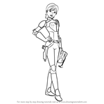 How to Draw Sabine Wren from Star Wars Rebels