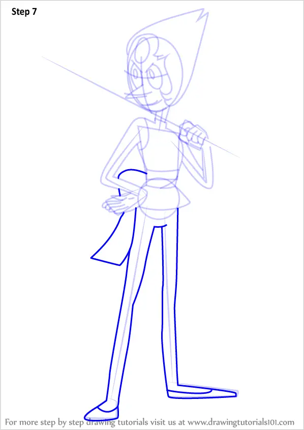 Learn How To Draw New Pearl From Steven Universe Steven Universe Step