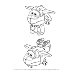 How to Draw Mira from Super Wings