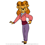 How to Draw Rebecca Cunningham from TaleSpin