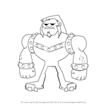 How to Draw Mammoth from Teen Titans Go