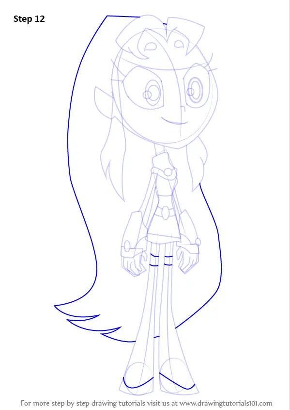 14. How to Draw Starfire from Teen Titans Go. 