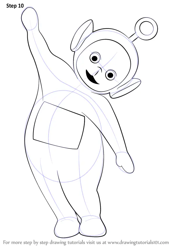 Learn How to Draw Po from Teletubbies (Teletubbies) Step by Step