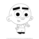 How to Draw A.J. from The Fairly OddParents