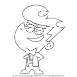 How to Draw Remy Buxaplenty from The Fairly OddParents