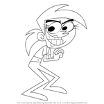 How to Draw Vicky the Babysitter from The Fairly OddParents