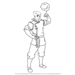 How to Draw Bolin from The Legend of Korra
