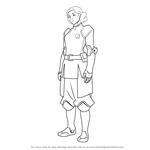How to Draw Lin Beifong from The Legend of Korra