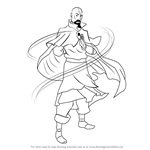 How to Draw Tenzin from The Legend of Korra