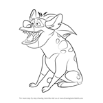 How to Draw Chungu from The Lion Guard