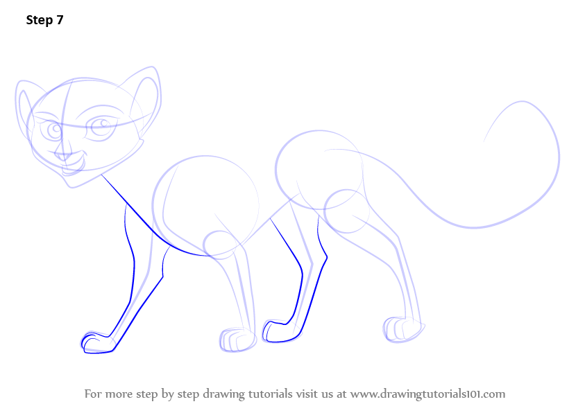 Learn How to Draw Fuli from The Lion Guard (The Lion Guard) Step by ...