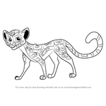 How to Draw Fuli from The Lion Guard