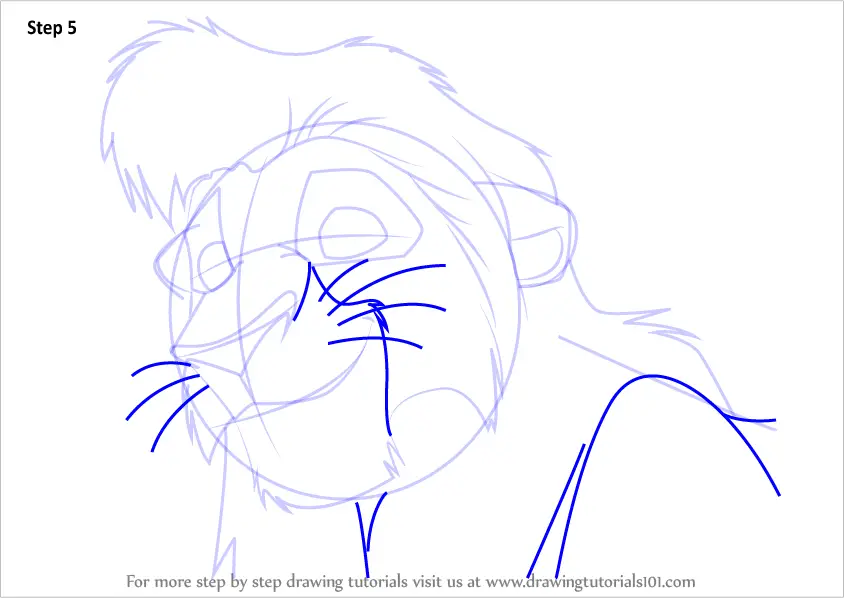 Learn How to Draw Kovu from The Lion Guard (The Lion Guard) Step by ...