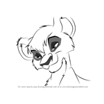 How to Draw Vitani from The Lion Guard