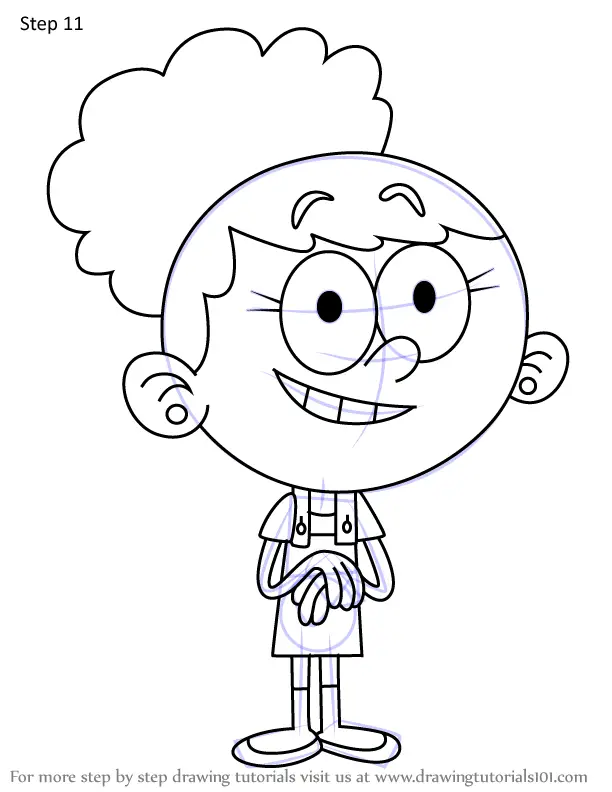 Step by Step How to Draw Camille McCauley from The Loud House ...