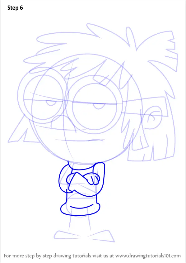 Learn How to Draw Lisa Loud from The Loud House (The Loud House) Step by Step  Drawing Tutorials