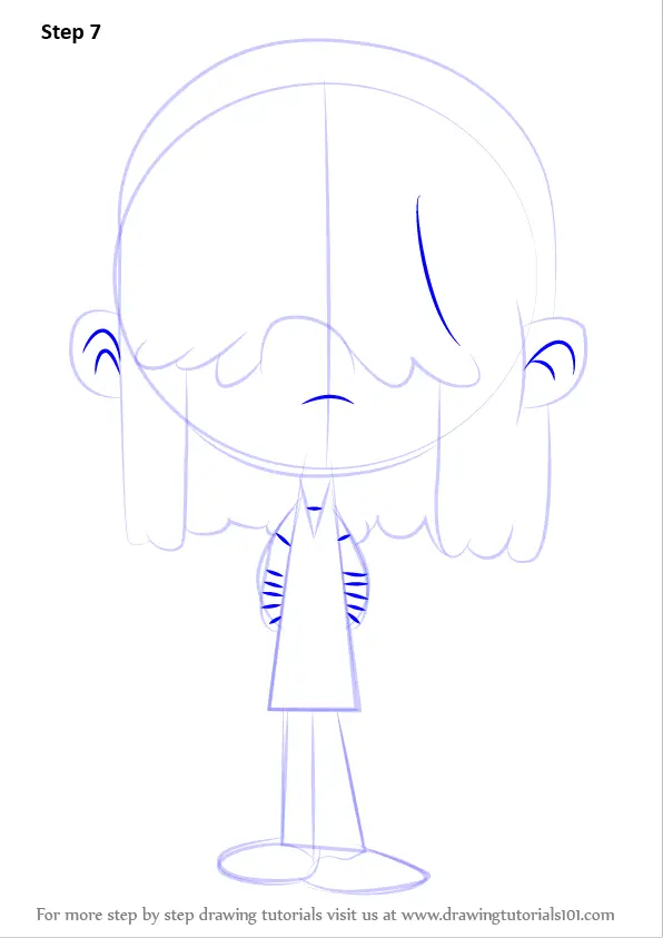 How To Draw Lucy Loud From The Loud House The Loud House Step By Step 
