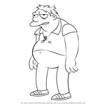 How to Draw Barney Gumble from The Simpsons