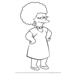 How to Draw Patty Bouvier from The Simpsons