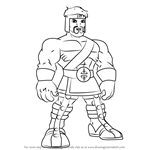 How to Draw Hercules from The Super Hero Squad Show