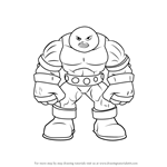 How to Draw Juggernaut from The Super Hero Squad Show