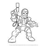 How to Draw Trapster from The Super Hero Squad Show