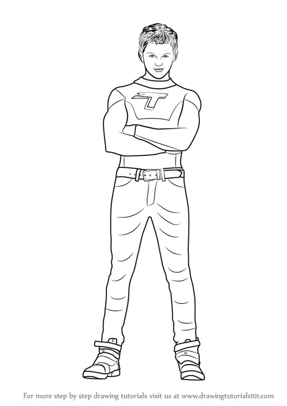 How to Draw Max Thunderman from The Thundermans. 