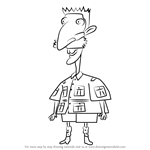 How to Draw Sir Nigel Archibald Thornberry from The Wild Thornberrys