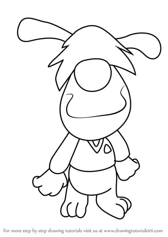 Learn How to Draw Saul Sheepdog from Tiny Toon Adventures (Tiny Toon ...