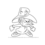How to Draw Witch Sandy from Tiny Toon Adventures