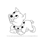 How to Draw Tyke from Tom and Jerry