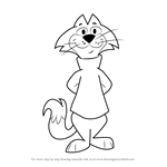 How to Draw Choo-Choo from Top Cat