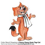 How to Draw Fancy-Fancy from Top Cat