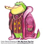 How to Draw Mr. Big from Top Cat