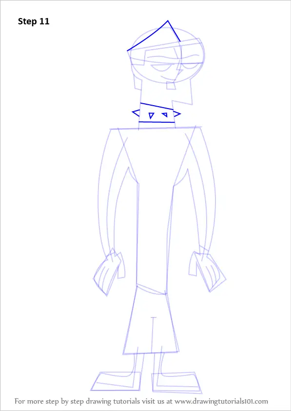 Step By Step How To Draw Duncan From Total Drama Island 8933