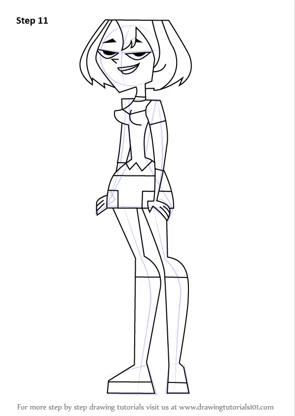 Learn How to Draw Gwen from Total Drama Island (Total Drama Island