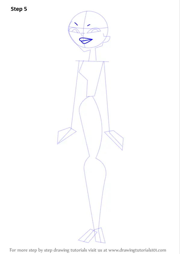 Step by Step How to Draw Heather from Total Drama Island ...