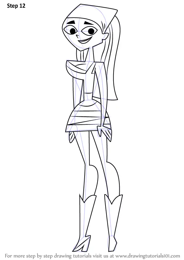 Learn How to Draw Lindsay from Total Drama Island (Total Drama Island