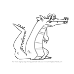 How to Draw Alligator from Total Drama