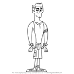 How to Draw Brody from Total Drama