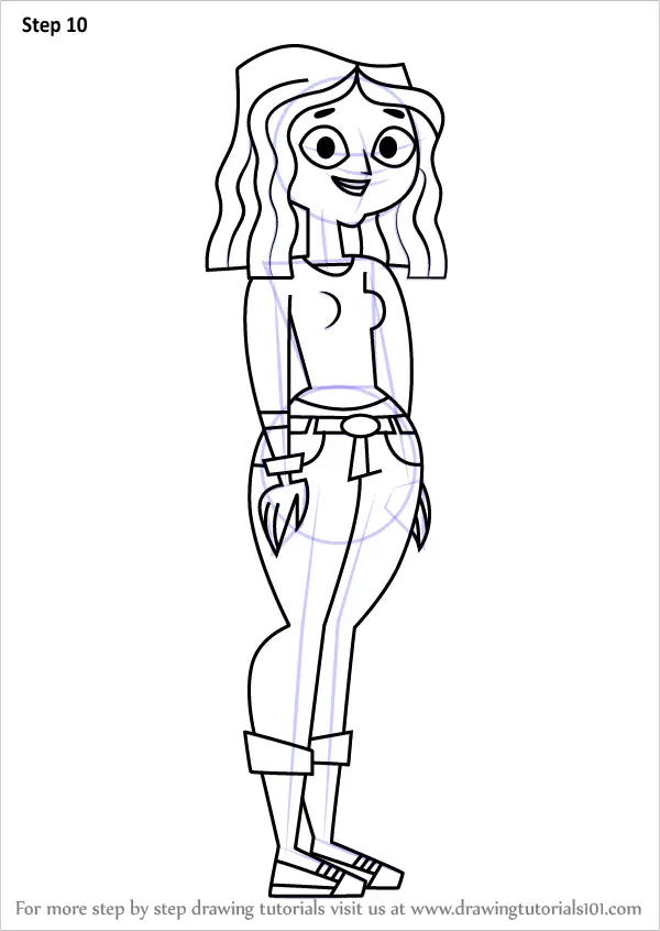 Learn How to Draw Carrie from Total Drama (Total Drama) Step by Step ...