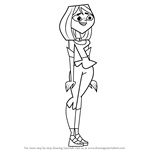 How to Draw Courtney from Total Drama