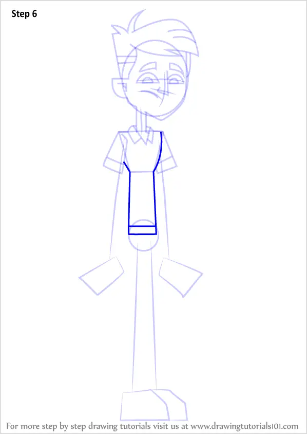 Learn How to Draw Dave from Total Drama (Total Drama) Step by Step ...