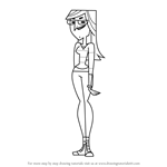 How to Draw Mary from Total Drama