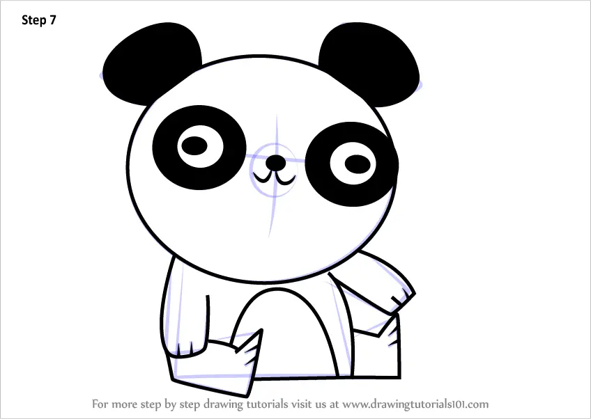 Learn How to Draw Panda bear from Total Drama (Total Drama) Step by ...