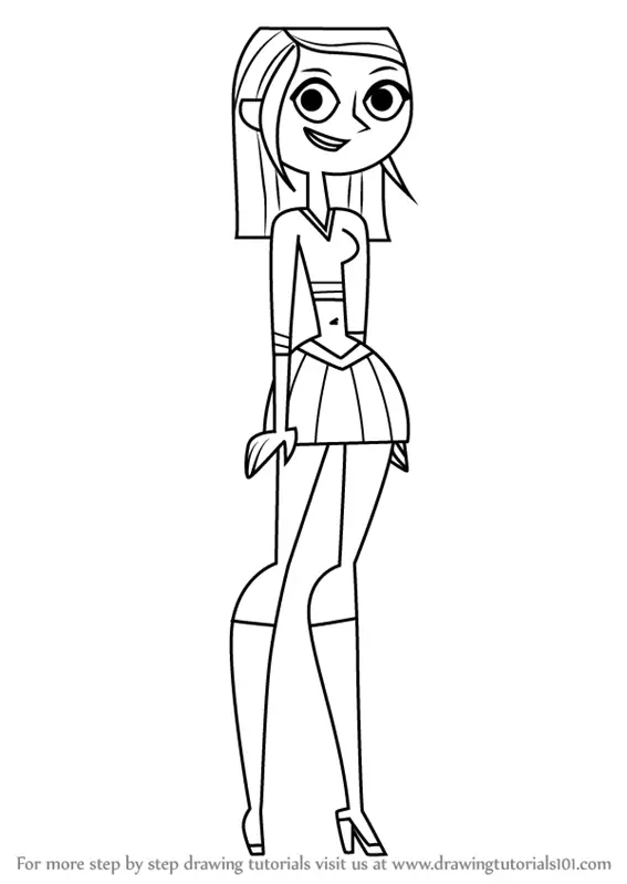 Learn How to Draw Samey from Total Drama (Total Drama) Step by Step ...