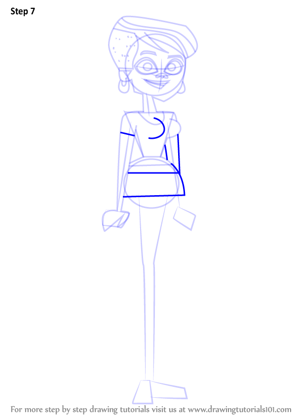 Step by Step How to Draw Stephanie from Total Drama ...