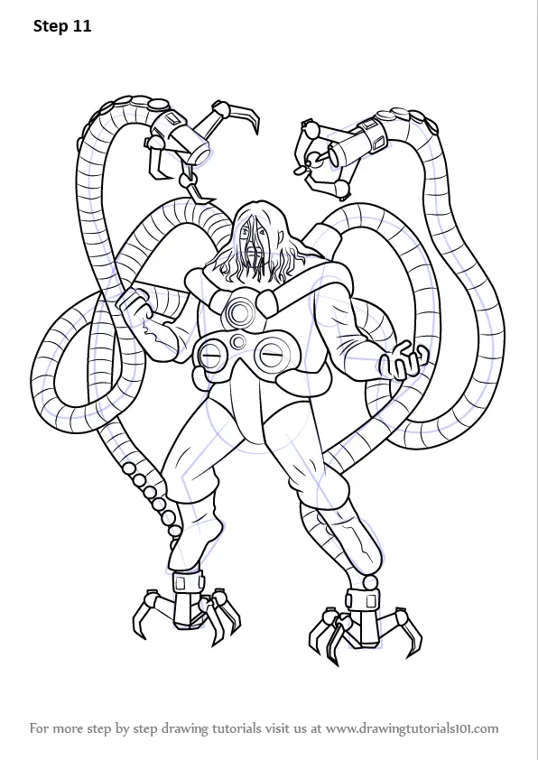 Learn How to Draw Doctor Octopus from Ultimate Spider Man Ultimate ...
